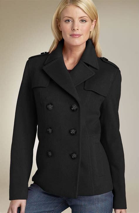 michael kors pea coat womens